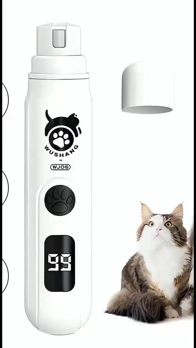 Lima Eléctrica GIEVULEO para Uñas de Perro, con USB y 3 Velocidades