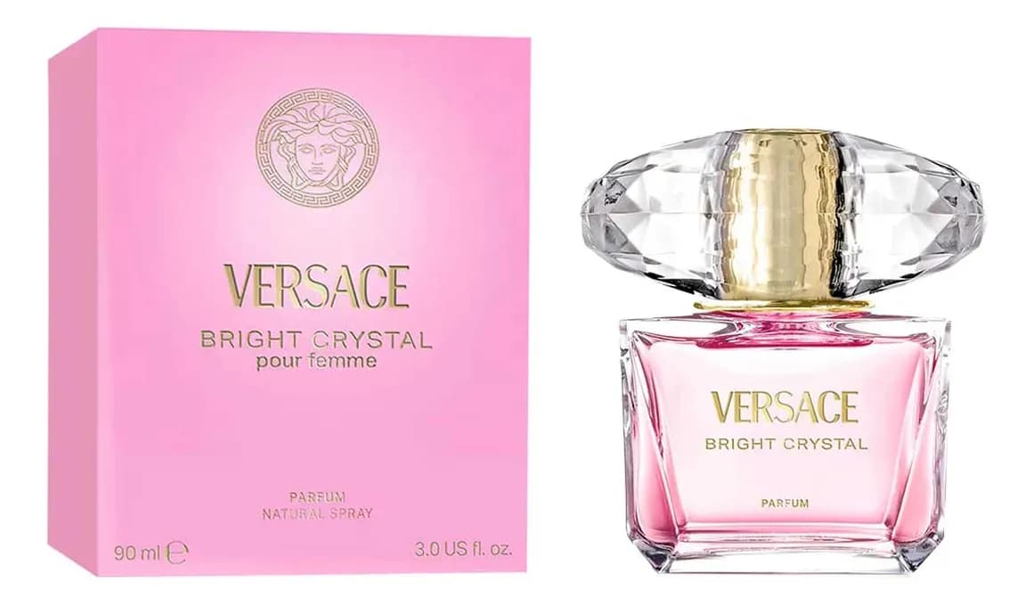 Versace Bright Crystal Parfum 90 ml Perfume para Mujer Floral Frutal