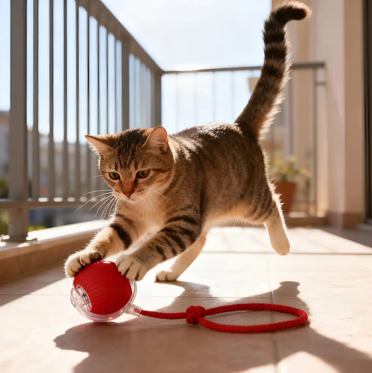 360° Pelota Interactiva Juguetes Eléctrica Para Perro Gato