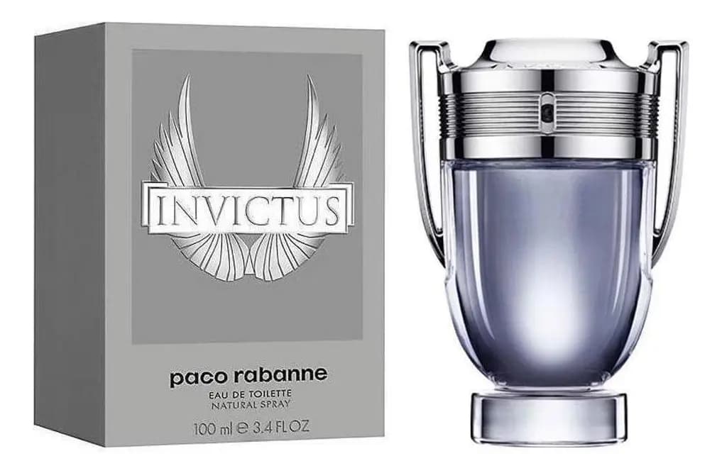 Rabanne Invictus EDT 100 ml Perfume para Hombre Fresco y Amaderado