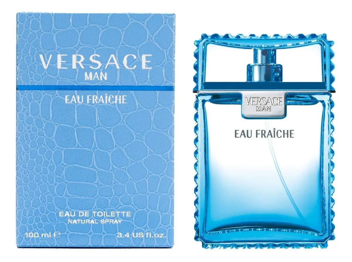 Perfume Versace Eau Fraîche EDT Amaderado Acuático 100ml Hombre