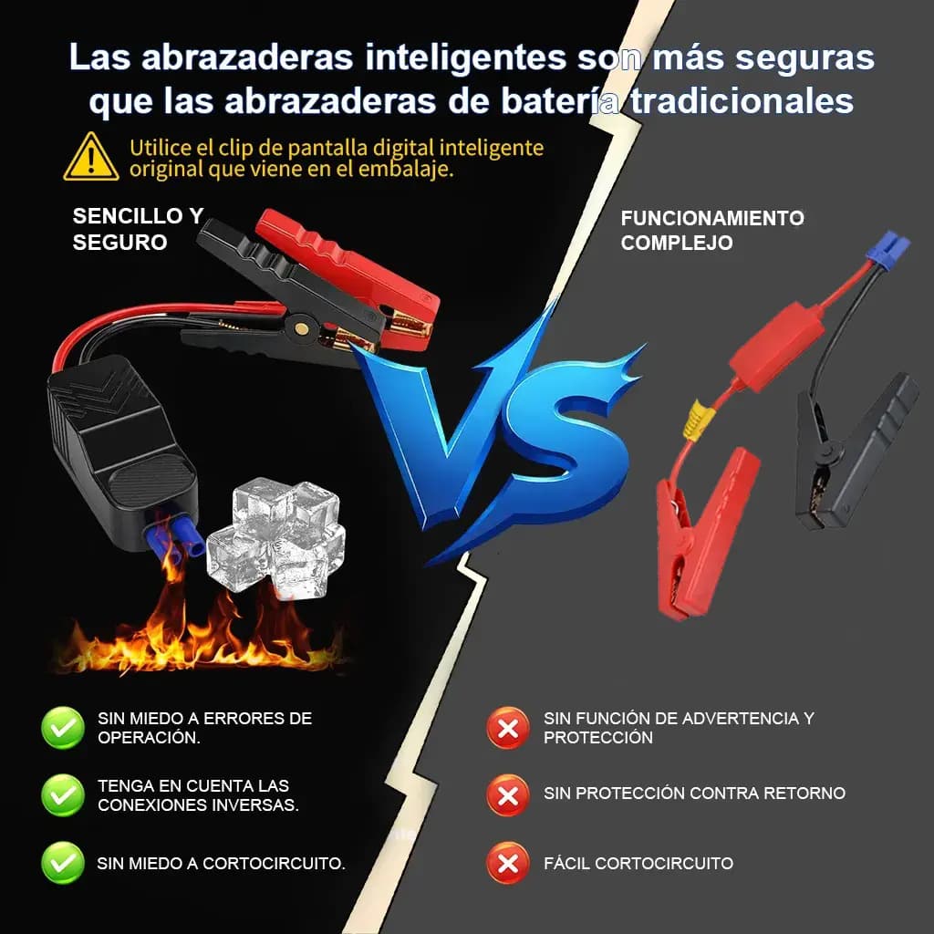 Arrancador de Batería Xiudeen T-700 8000A con Compresor de Aire y Power Bank para Autos y Camionetas