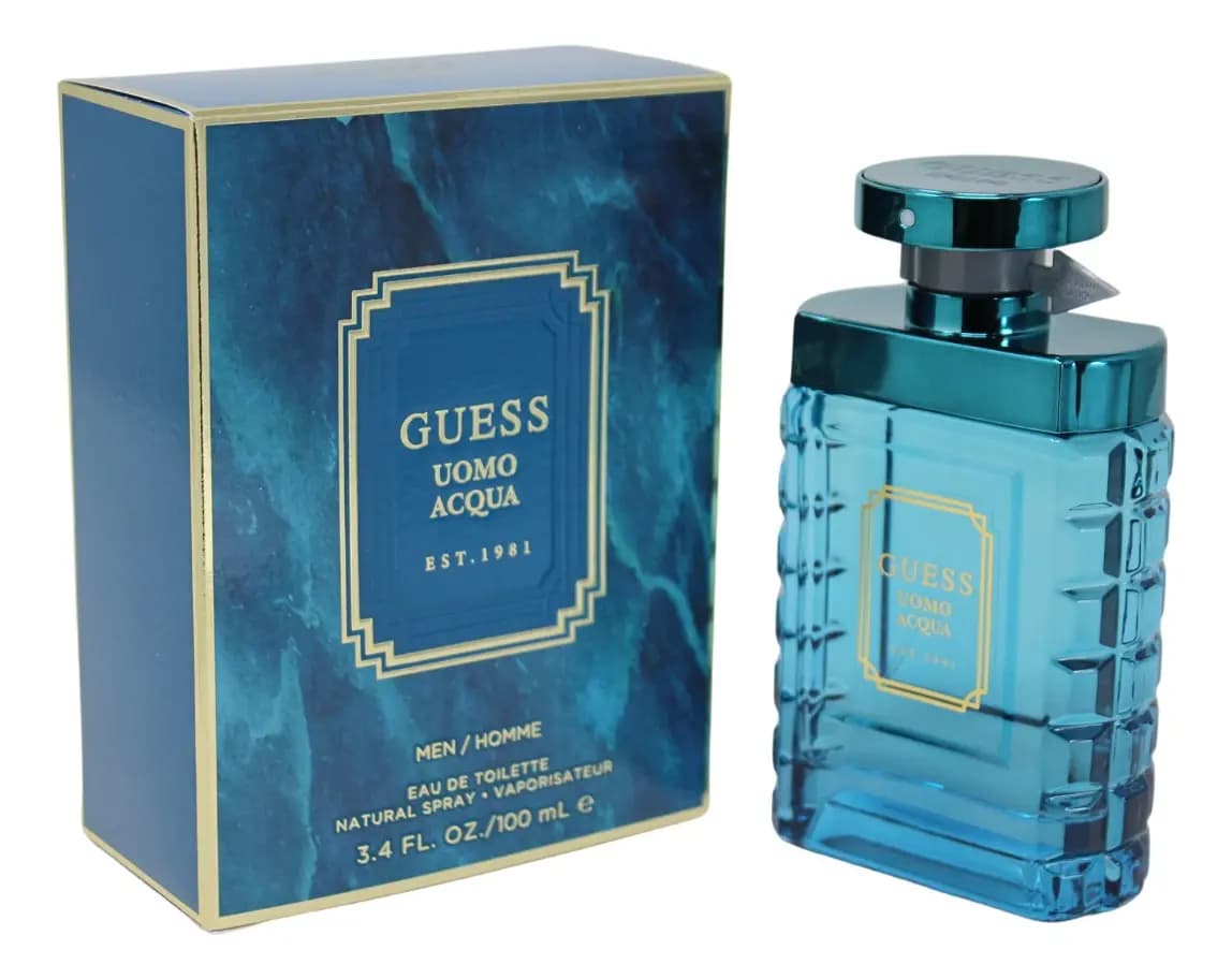 Guess Uomo Acqua EDT 100 ml Perfume para Hombre Amaderado