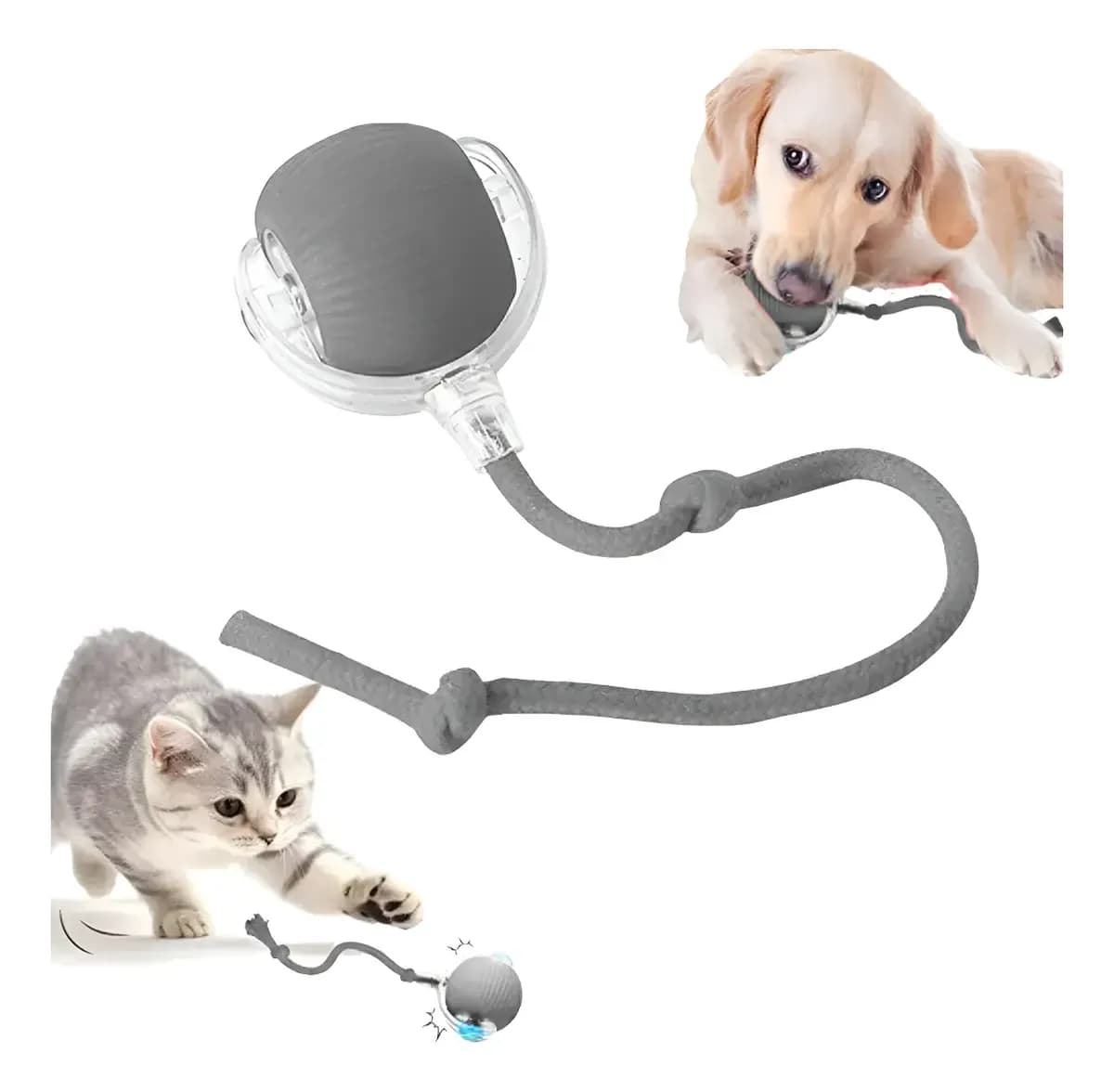 360° Pelota Interactiva Juguetes Eléctrica Para Perro Gato