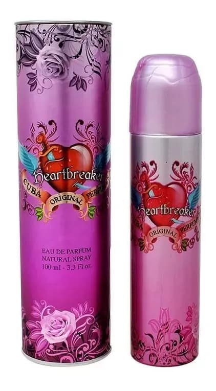 Perfume para mujer Cuba Heartbreaker Pink Edp 100 ml