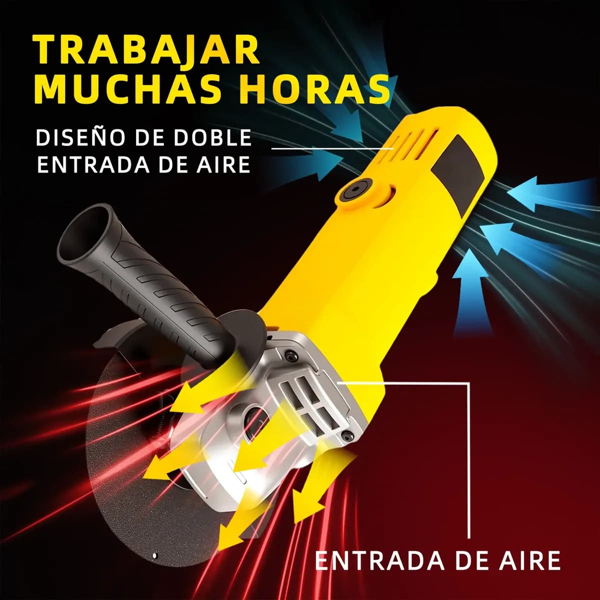 Esmeriladoras Angular Pulidora Lijadora Amoladora Eléctrica