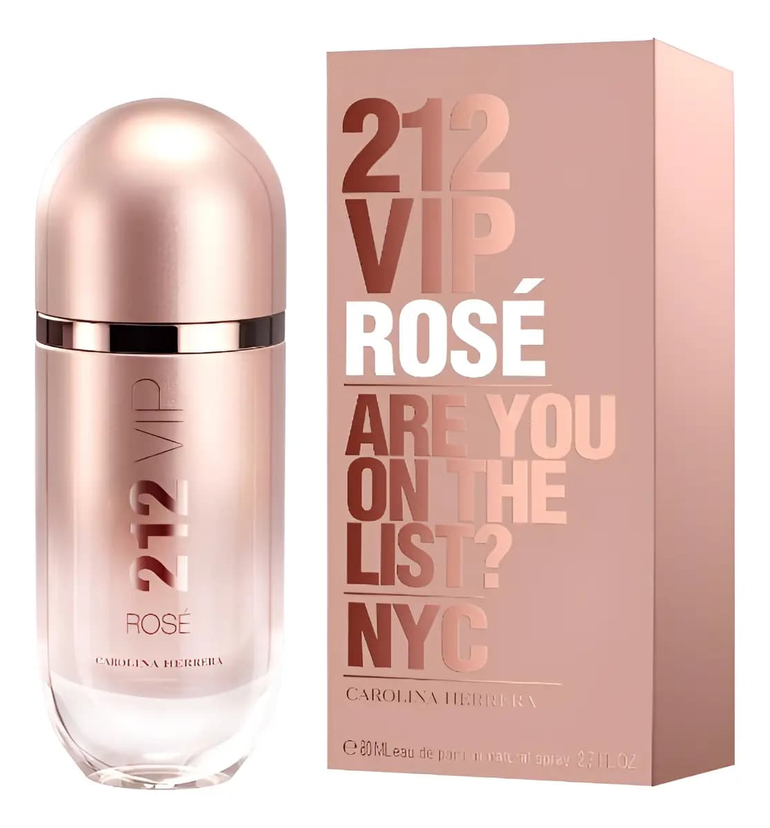 Carolina Herrera 212 VIP Rose Eau de Parfum 80 ml Perfume para Mujer