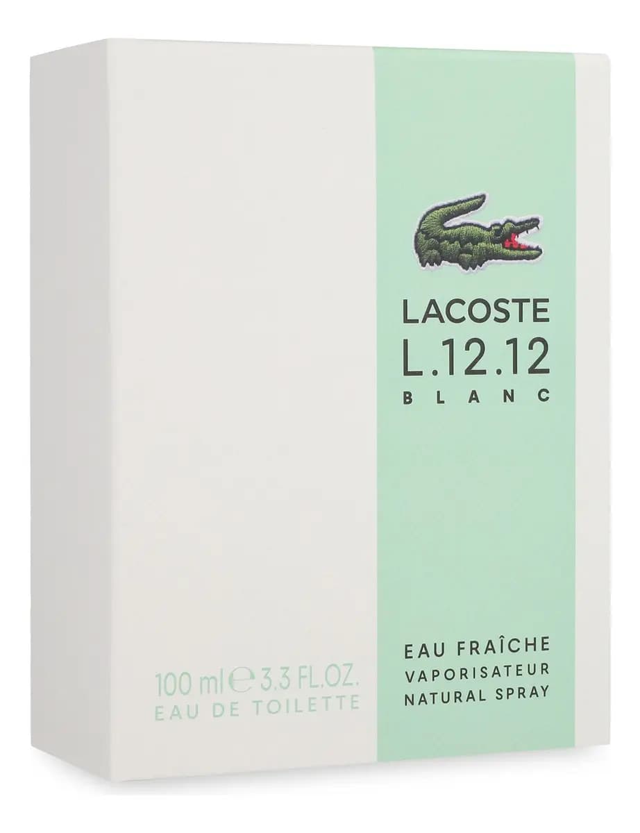 Lacoste L.12.12 Blanc Eau Fraiche EDT 100 ml Perfume para Hombre