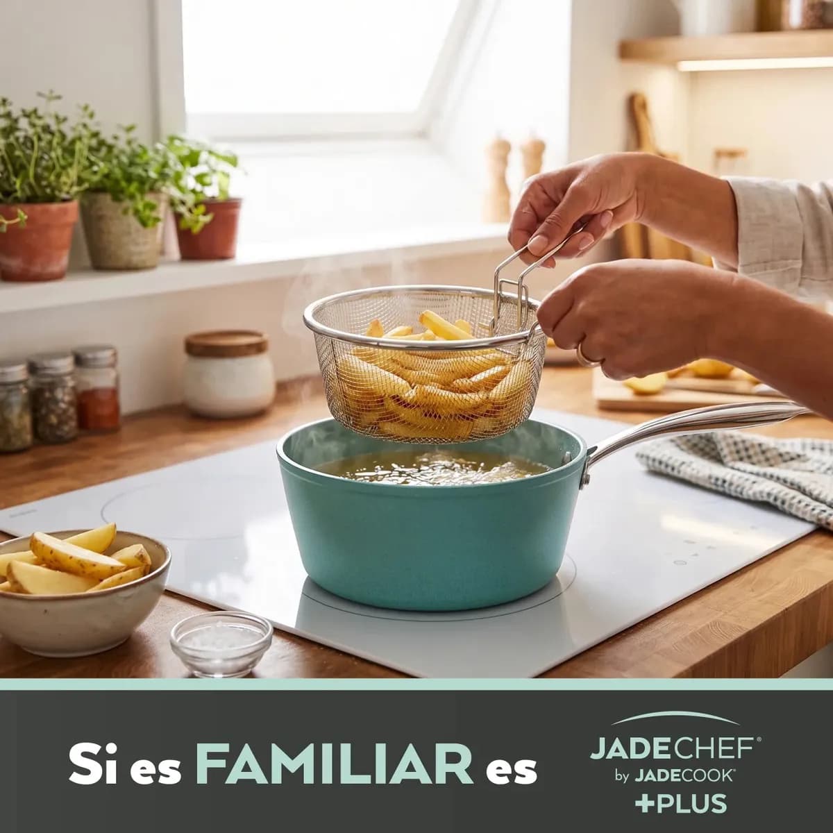 Batería De Cocina Jade Chef Plus con Utensilios 22 Piezas