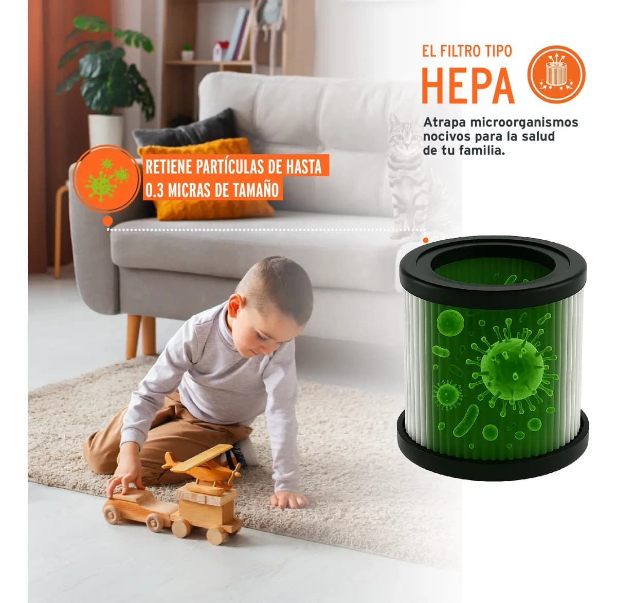 Aspiradora de sólidos y líquidos TRUPER, 3 HP, 3 Galones, ASP-03N
