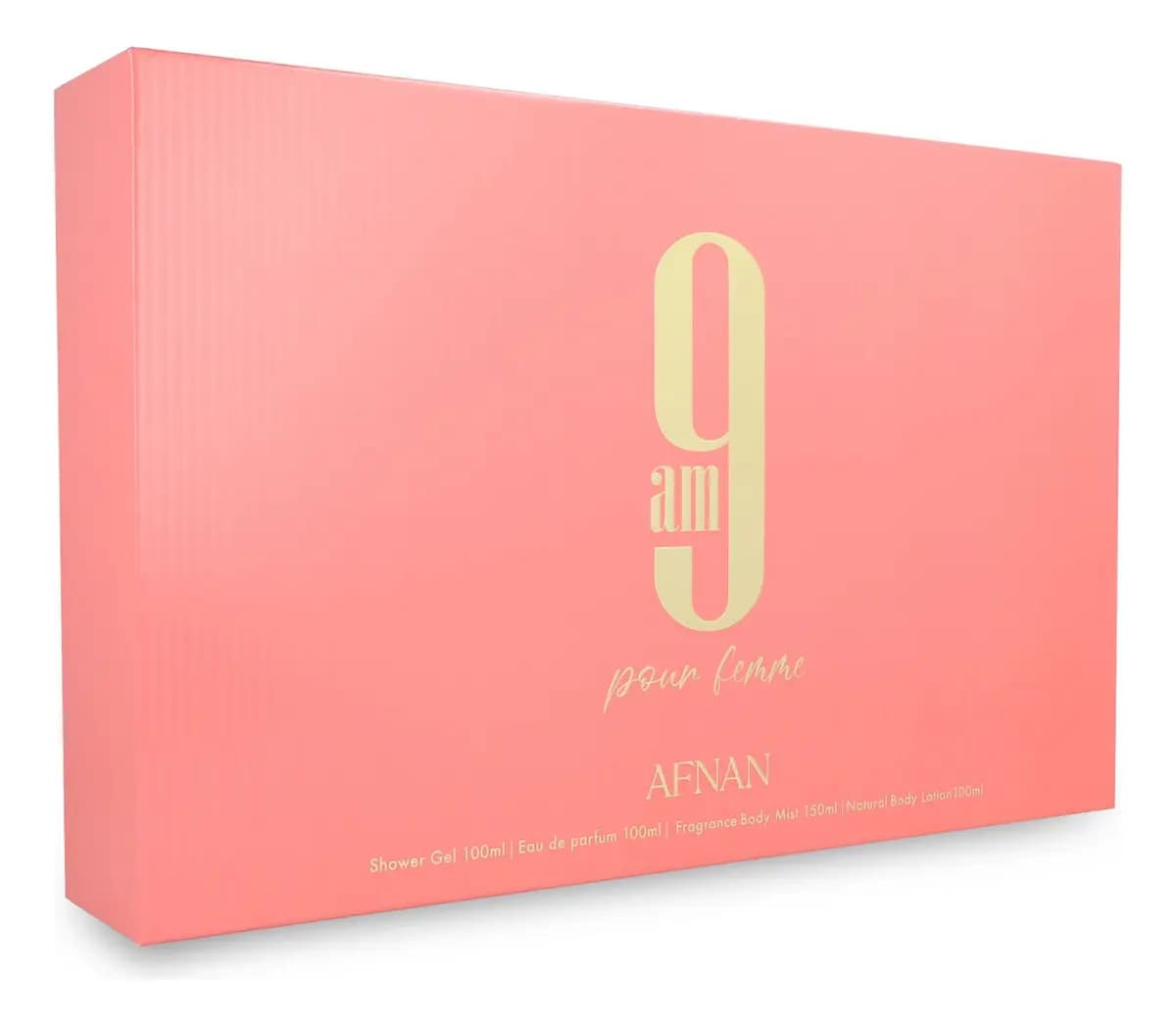 Afnan Set 9am Pour Femme 100ml Eau De Parfum 4pzs