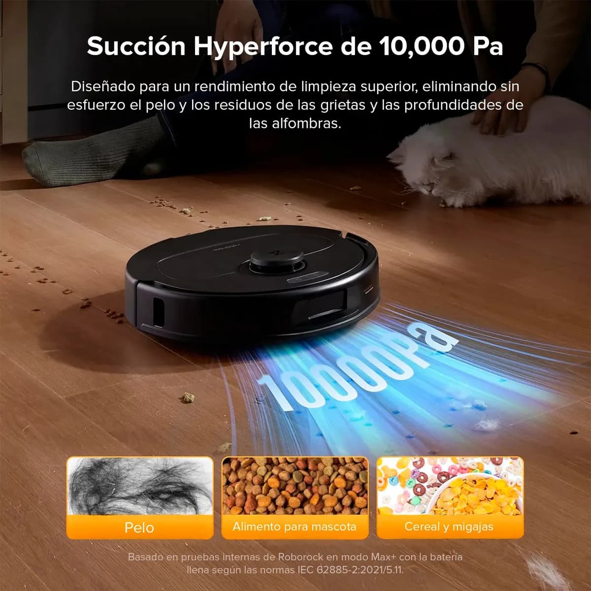 Roborock QR798 Robot Aspirador Y Trapead Base Multifuncional Negro