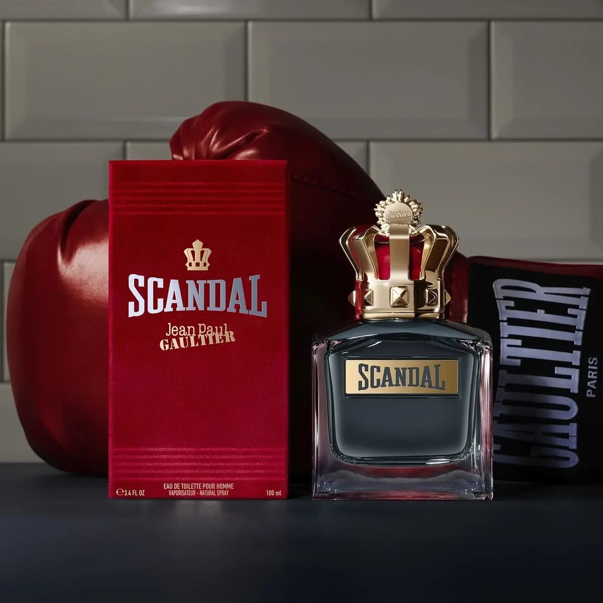 Jean Paul Gaultier Scandal Pour Homme EDT 100 ml Perfume para Hombre Recargable