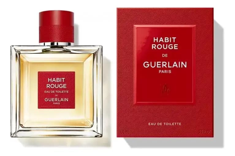 Guerlain Habit Rouge EDT 100 ml Perfume para Hombre Oriental