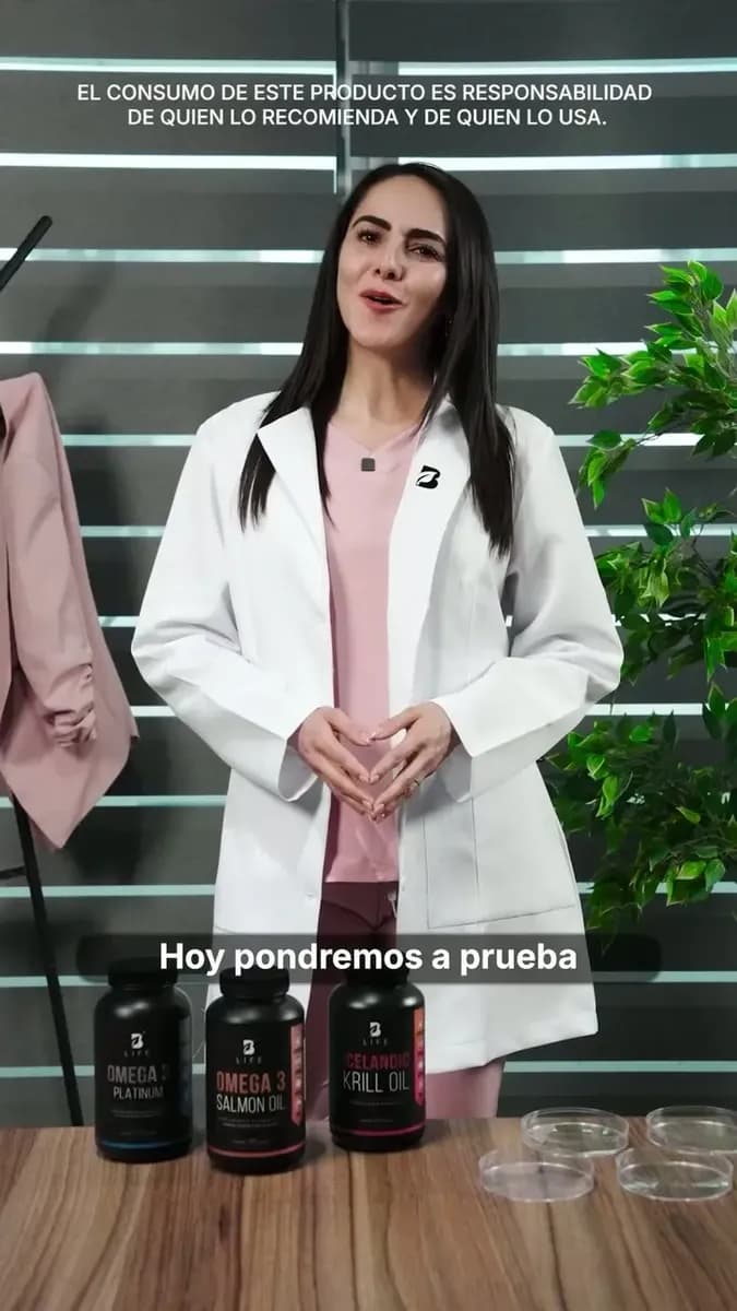 Omega 3 Platinum De 180 Cápsulas Con 1000 mg Por Porción B Life