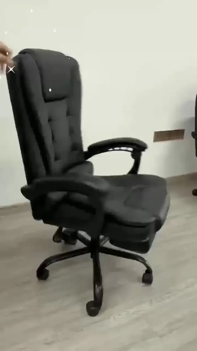 Silla Ejecutiva Resee Presidencial Negro Ergonómica Reclinable