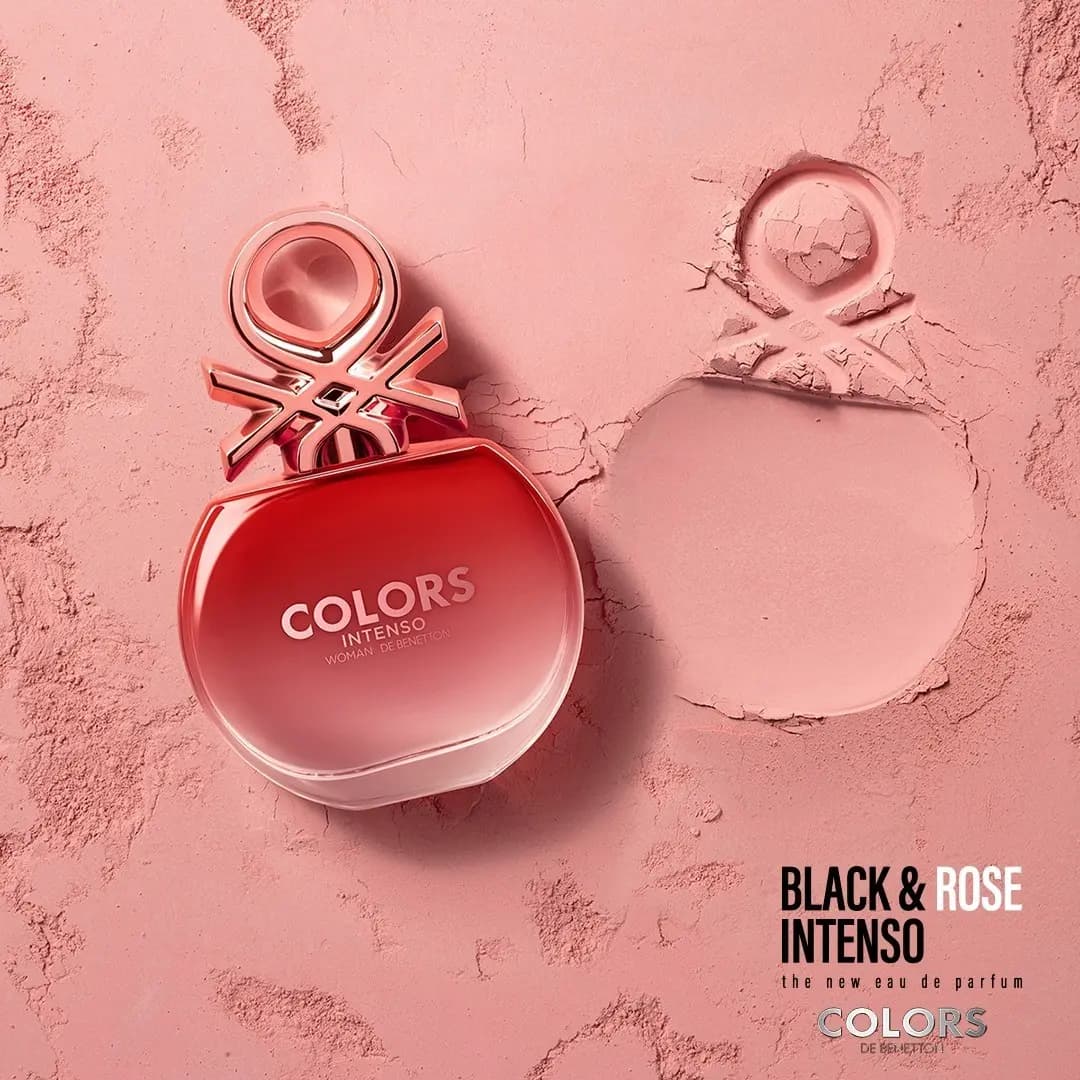 Benetton Colors Woman Rose Intenso EDP 80 ml Perfume para Mujer