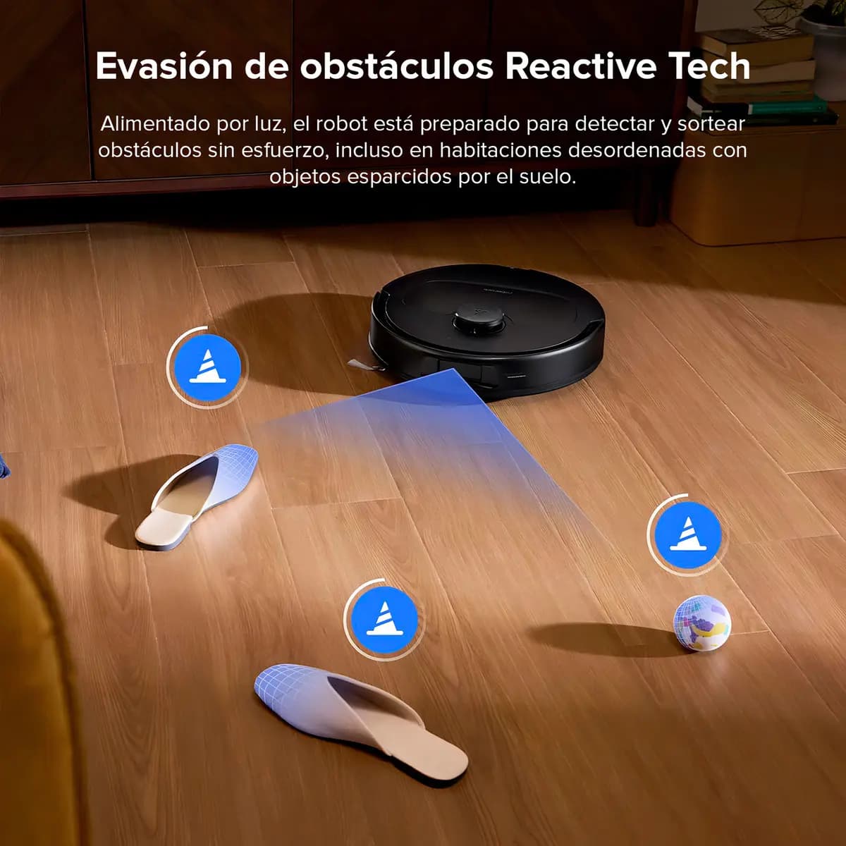 Roborock QR798 Robot Aspirador Y Trapead Base Multifuncional Negro
