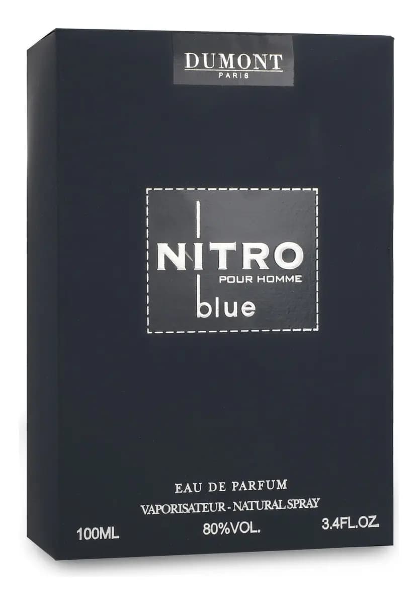 Dumont Nitro Blue Edp 100ml Spray Dulce Especiado Amaderado Hombre