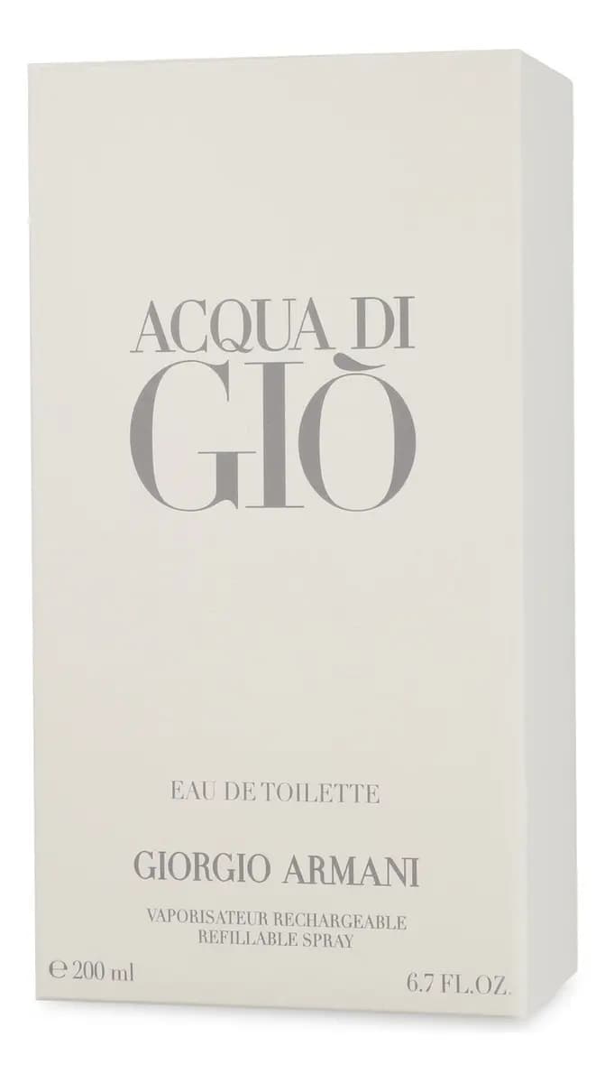 Giorgio Armani Acqua di Gio EDT 200 ml Recargable Perfume para Hombre