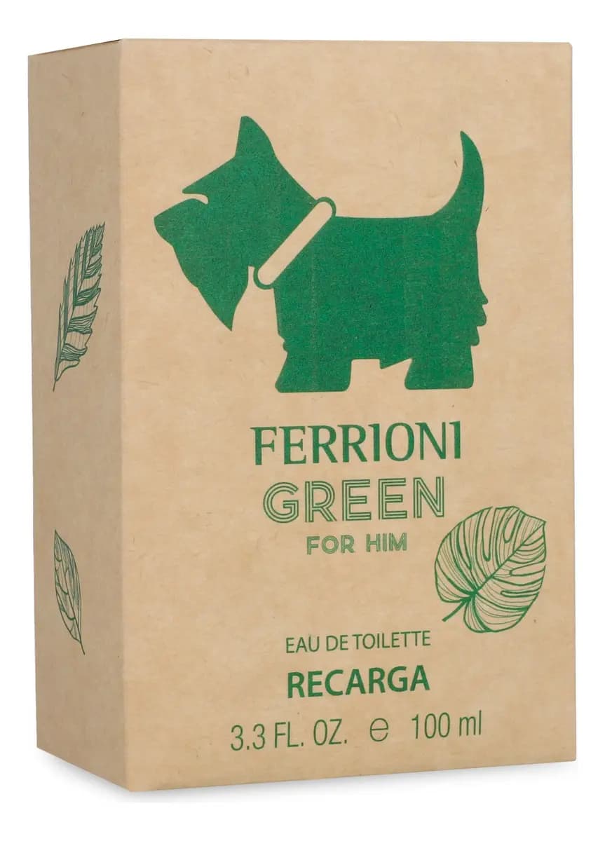 Ferrioni Green For Him EDT 100 ml Perfume para Hombre Aromático
