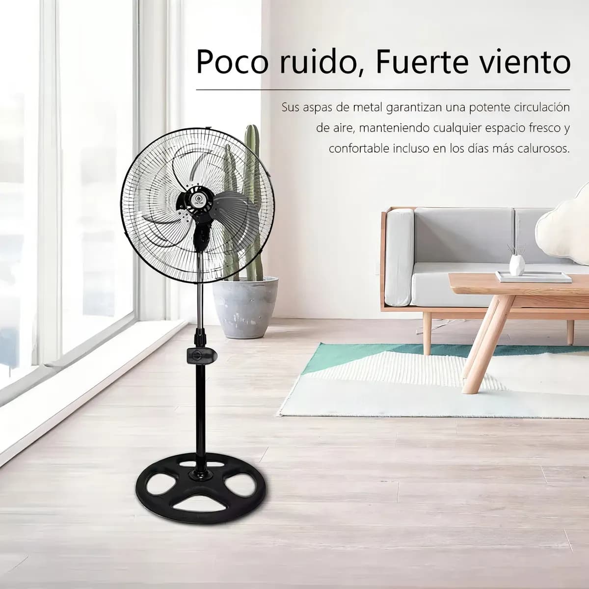 3 Pzs Ventilador 3 En 1  Pedestal 18  Piso Pared Metalico