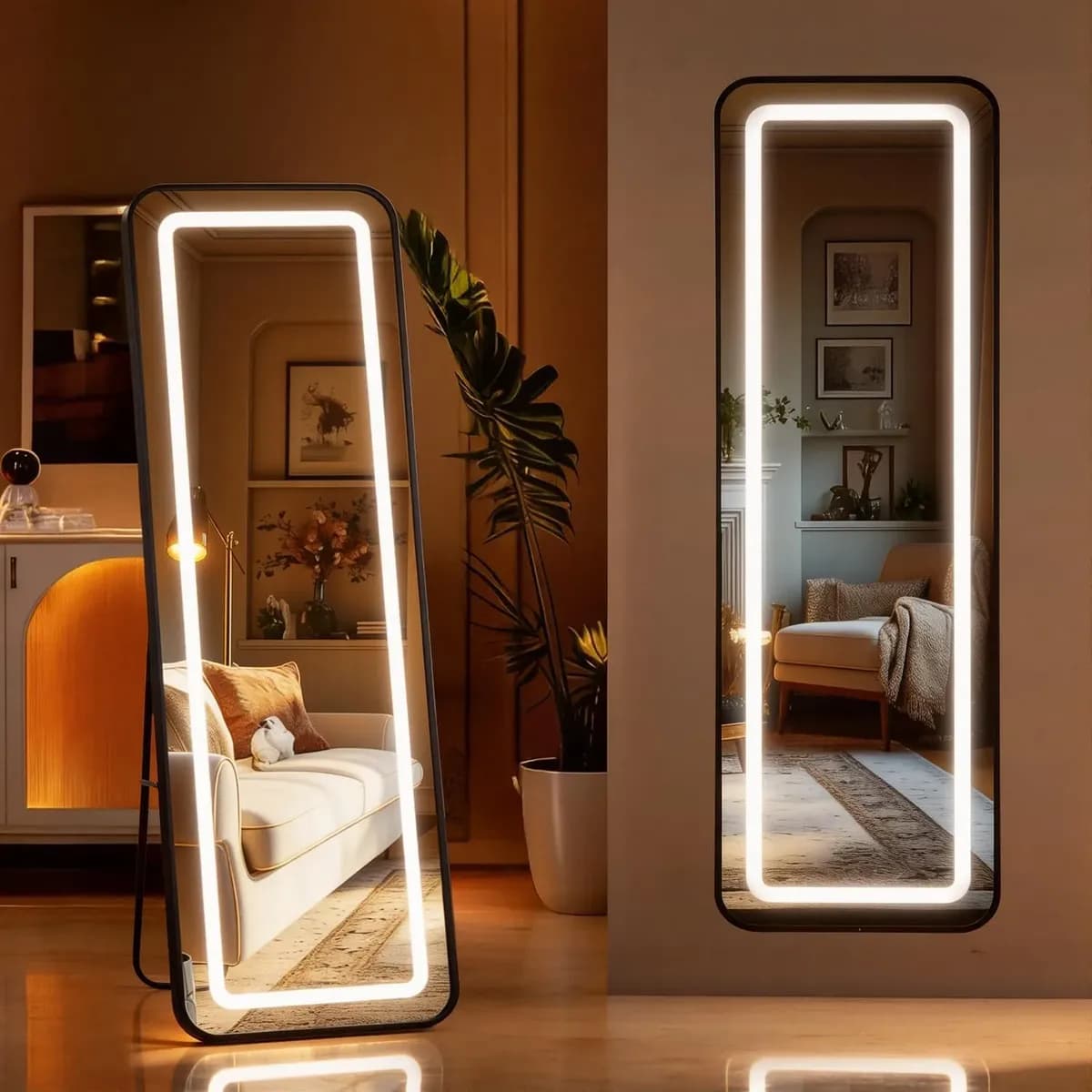 Espejos Led Touch Espejo Pared Tocador Baño Vestidor 3 Luces