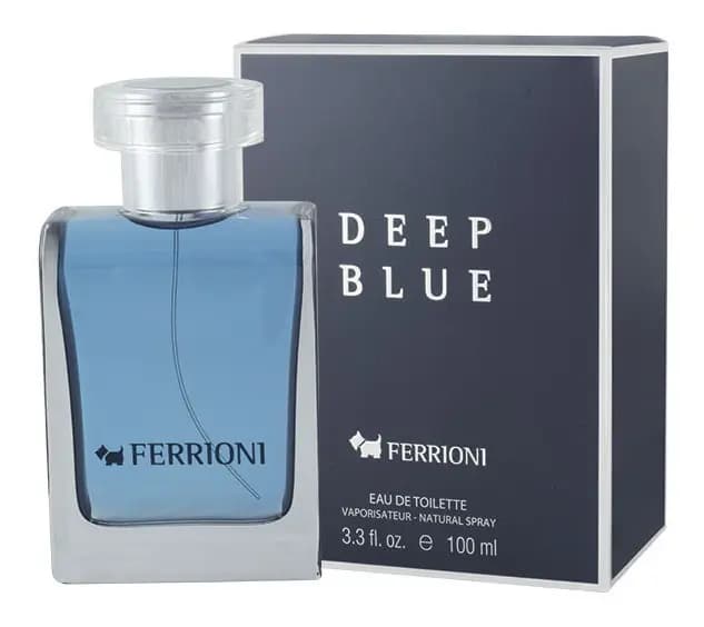 Ferrioni Deep Blue EDT 100 ml Perfume para Hombre Amaderado