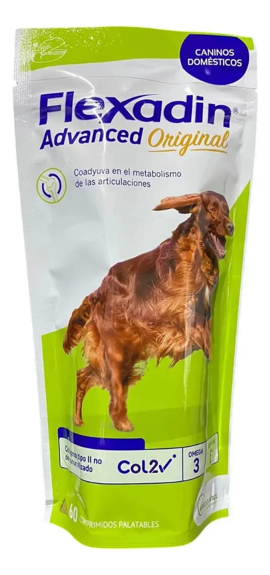 Flexadin Advanced Vetoquinol Premios Masticables Perro/Gato 60 Unidades