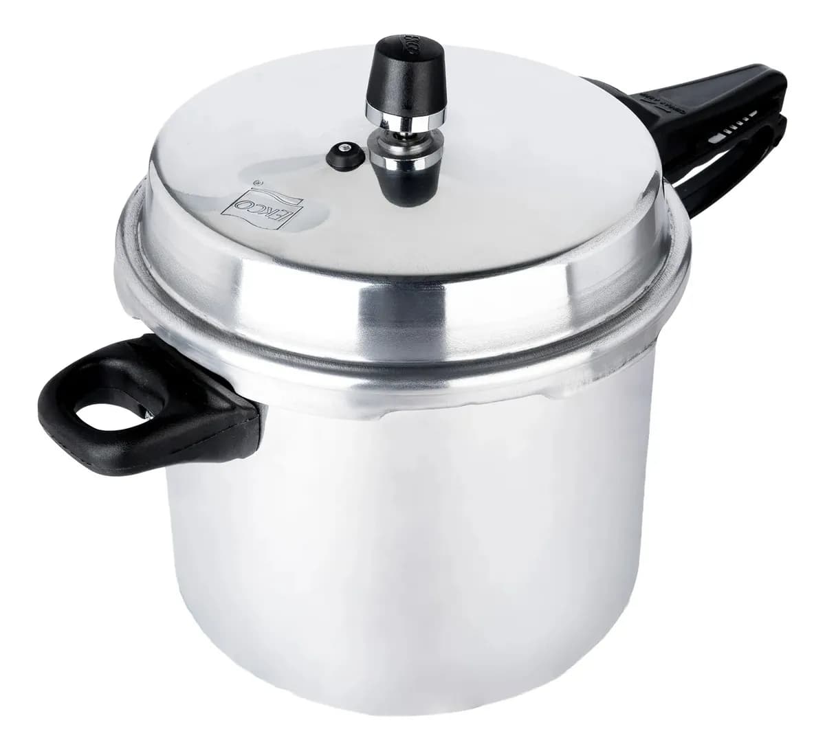 Olla Express Ekco Classic de Aluminio 8 Litros con 6 Sistemas de Seguridad - Plateado