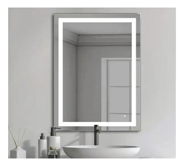 Espejo Luz Led Touch Pared Tocador Baño Vestidor 3 Luces