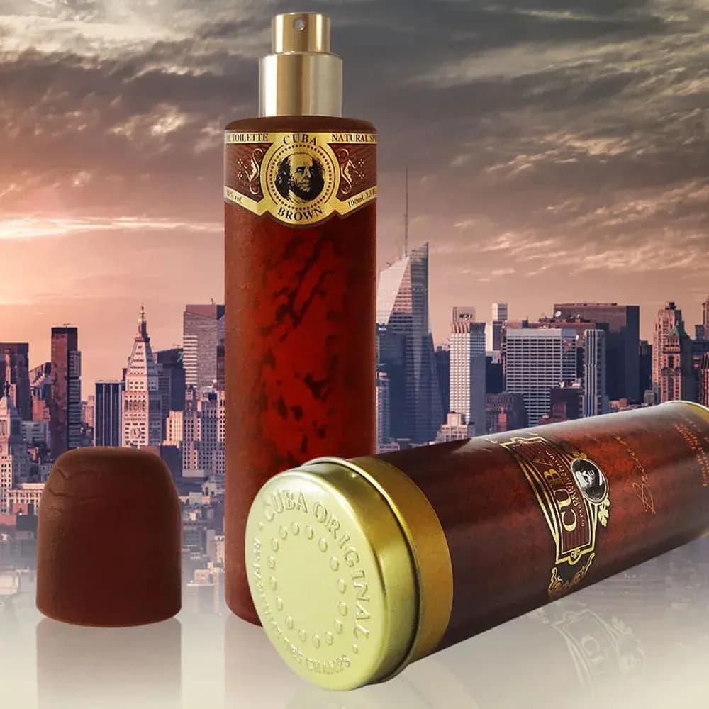 Cuba Paris Brown EDT 100 ml Perfume para Hombre Amaderado