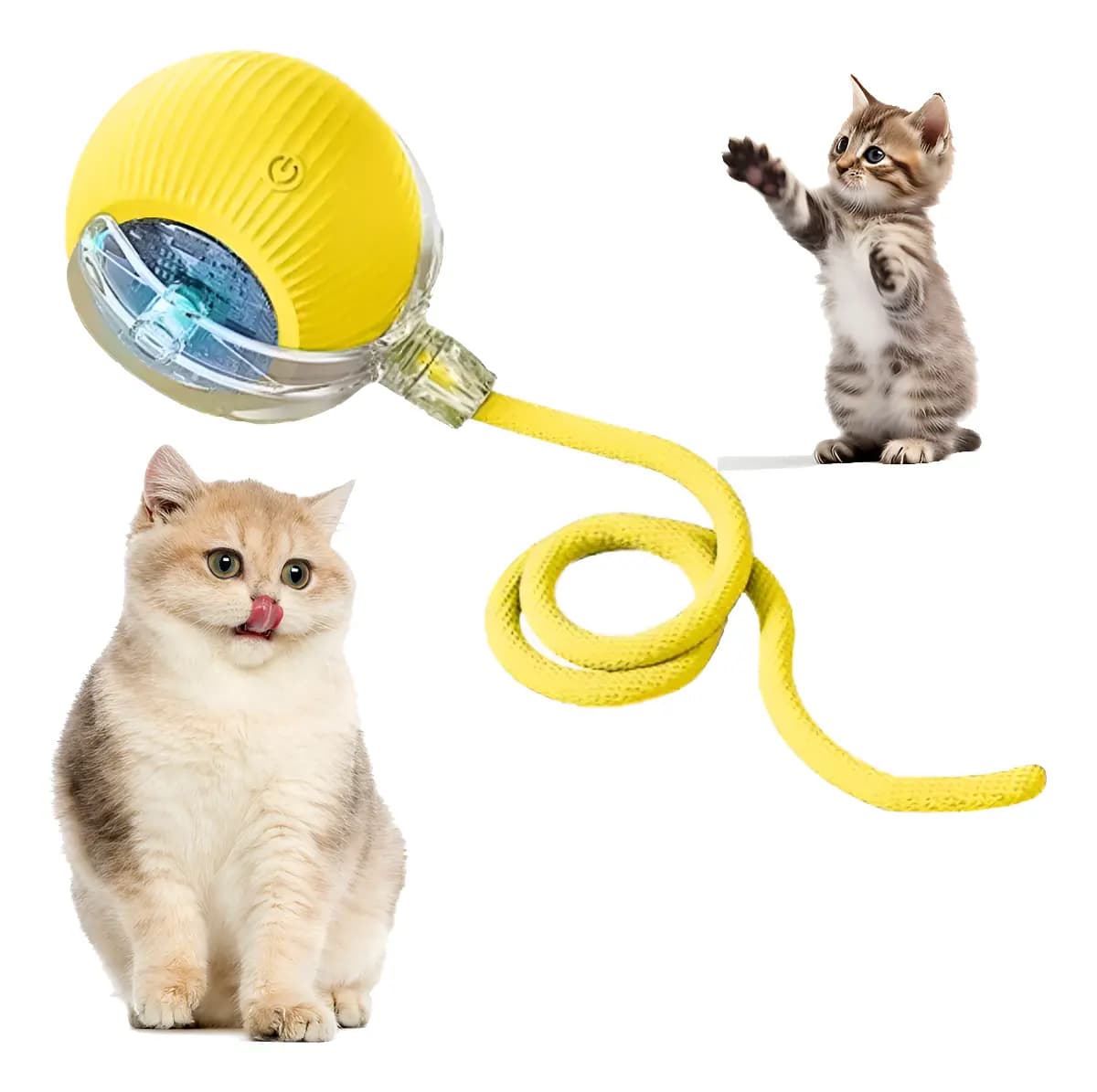360° Pelota Interactiva Juguetes Eléctrica Para Perro Gato