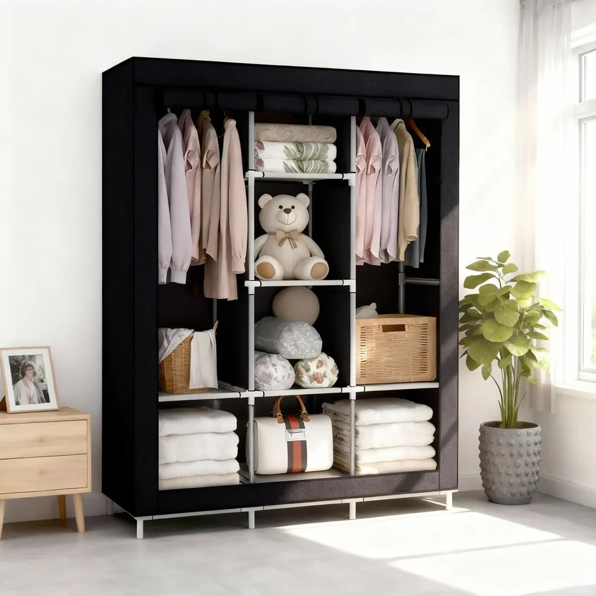 Ropero Rack Closet Armable Guradaropa Recamara Organizacion