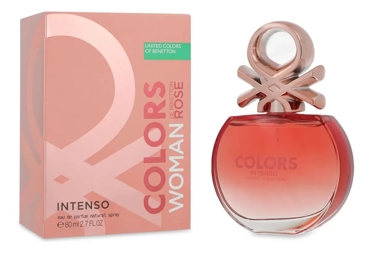 Benetton Colors Woman Rose Intenso EDP 80 ml Perfume para Mujer