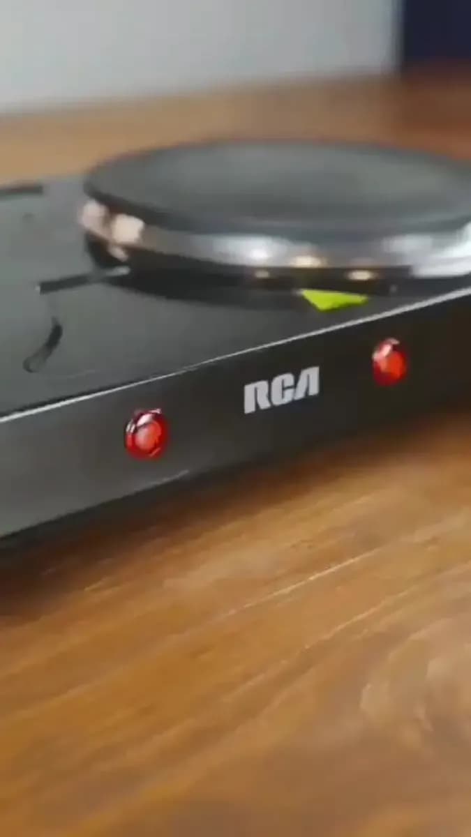 Parrilla Eléctrica Rca Rc2000n Negro 2 hornallas