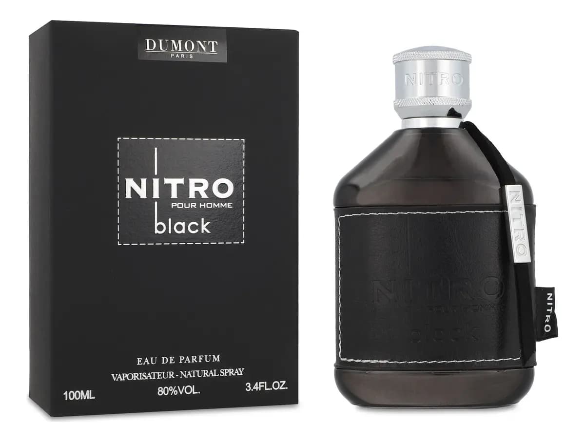Dumont Nitro Black Eau de Parfum 100 ml Perfume para Hombre