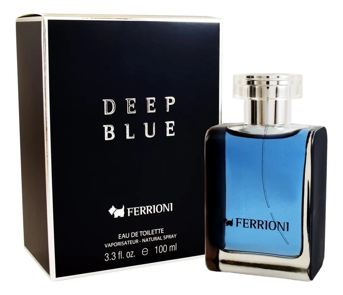 Ferrioni Deep Blue EDT 100 ml Perfume para Hombre Amaderado