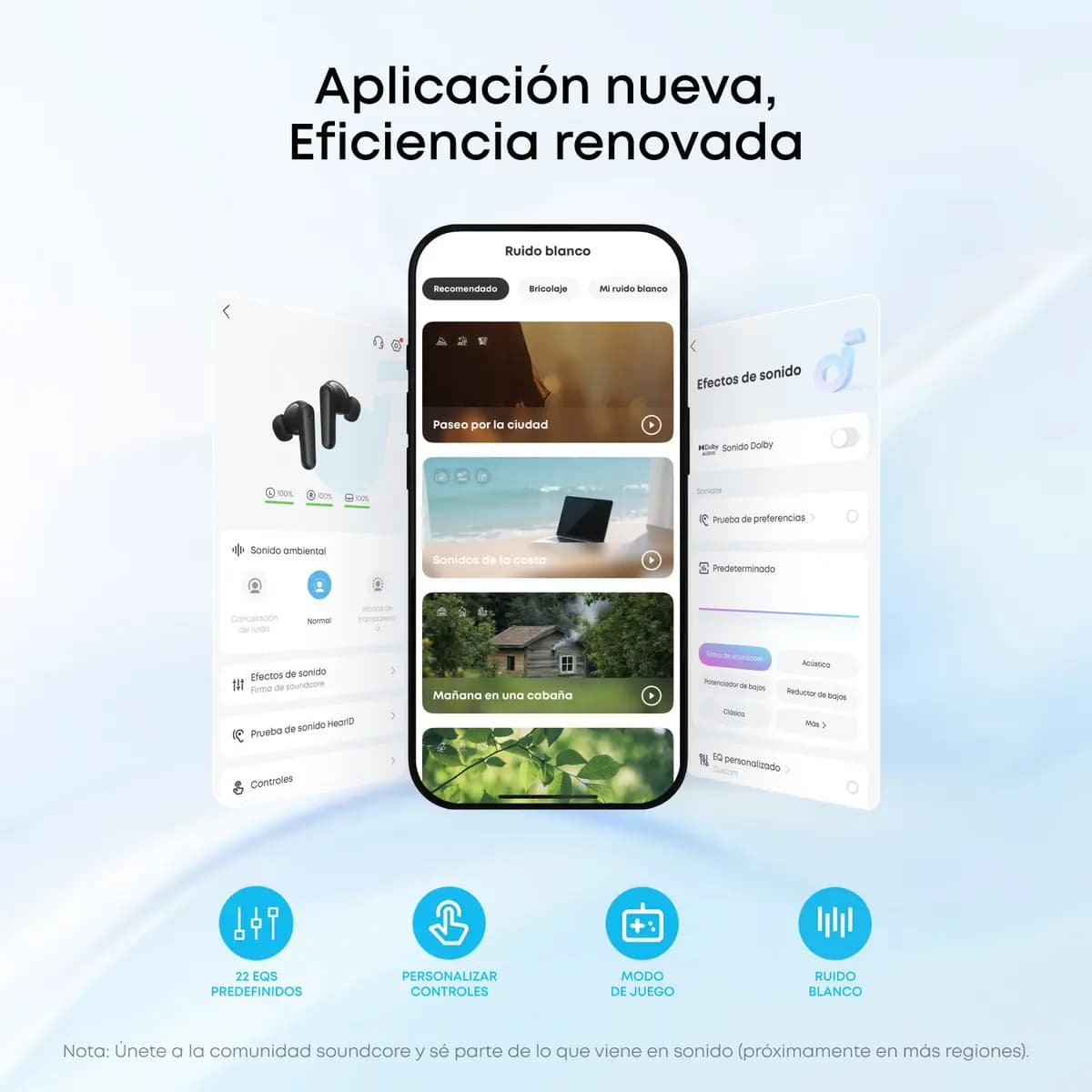 Audífonos Inalámbrico In-ear Bluetooth gamer Anker Soundcore P20i con Manos Libres 10mm Diafragmas Bluetooth 5.3 Bass Potente 30h 2 Micros I