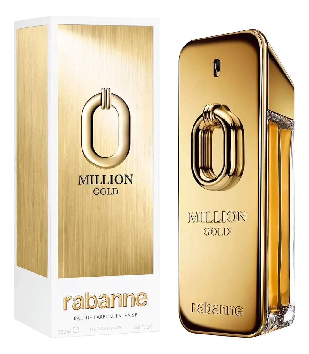 Rabanne Million Gold EDP Intense 200 ml Perfume para Hombre