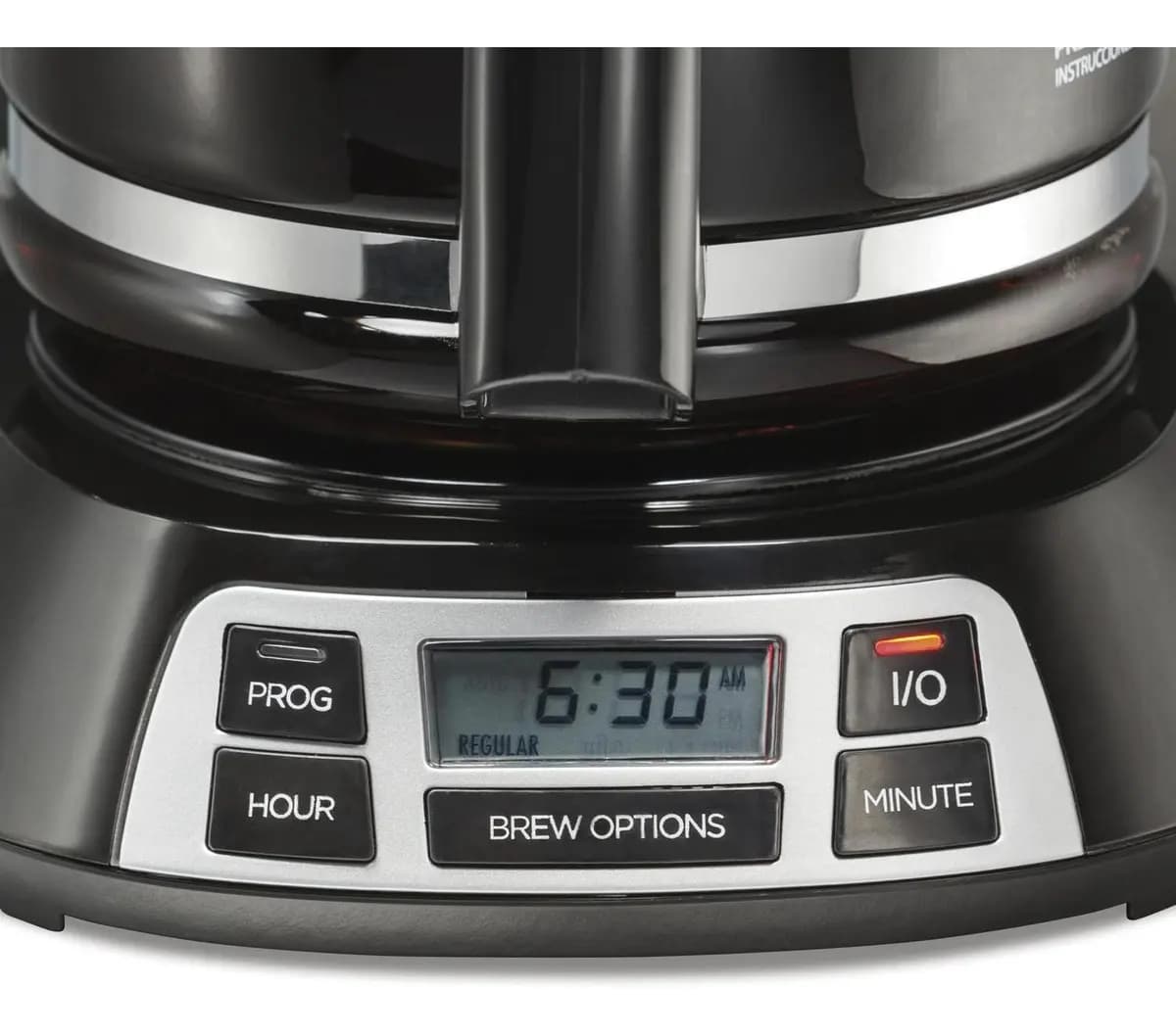 Cafetera Hamilton Beach 49630 Programable 12 Tazas 900W Negra