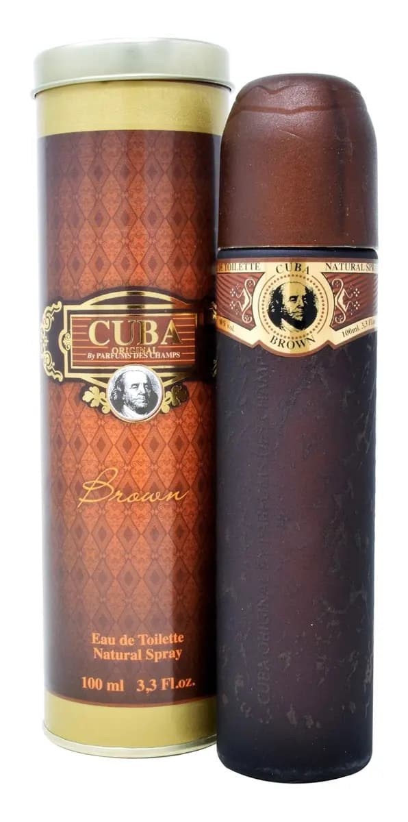 Cuba Paris Brown EDT 100 ml Perfume para Hombre Amaderado