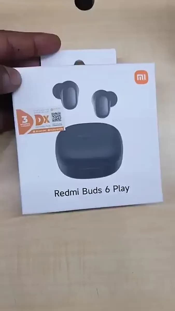 Auriculares Inalámbricos Xiaomi Redmi Buds 6 Play Negro