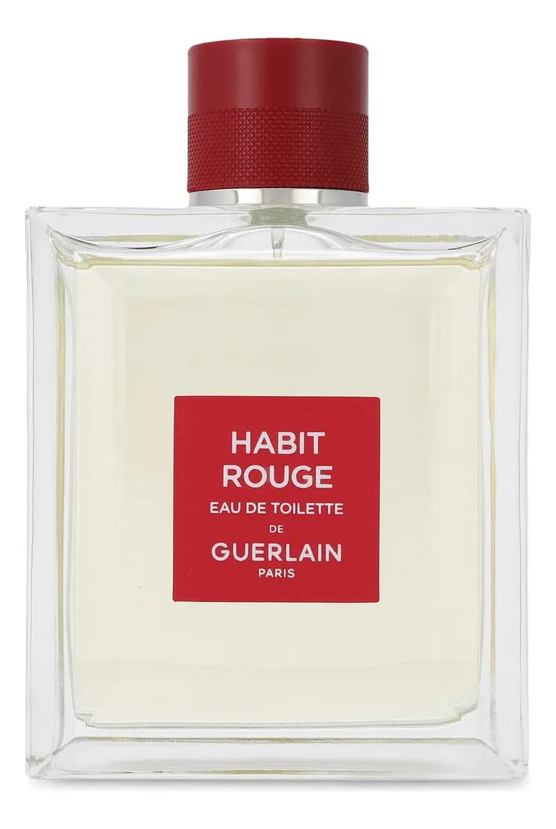 Guerlain Habit Rouge Eau de Toilette 150 ml Perfume para Hombre Amaderado