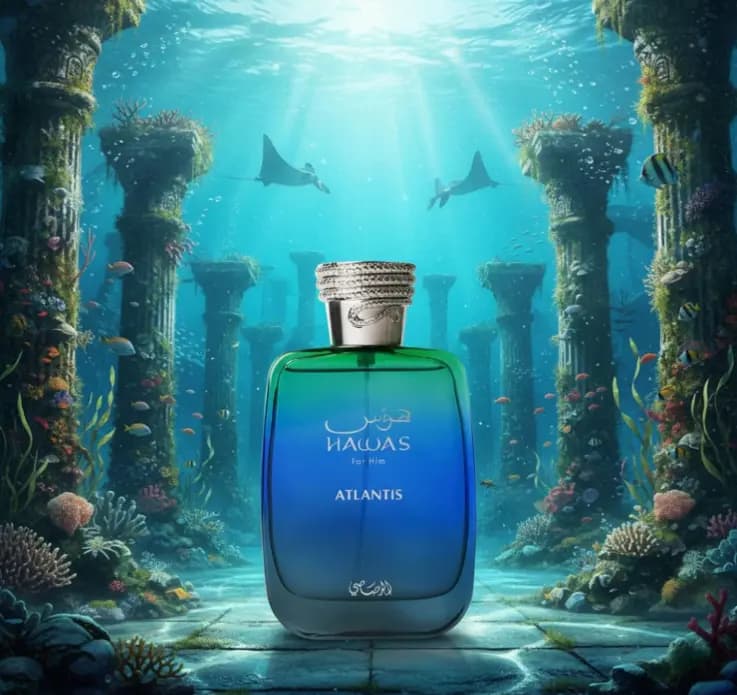 Rasasi Hawas Atlantis Eau de Parfum Hombre 100 ml Acuático Amaderado