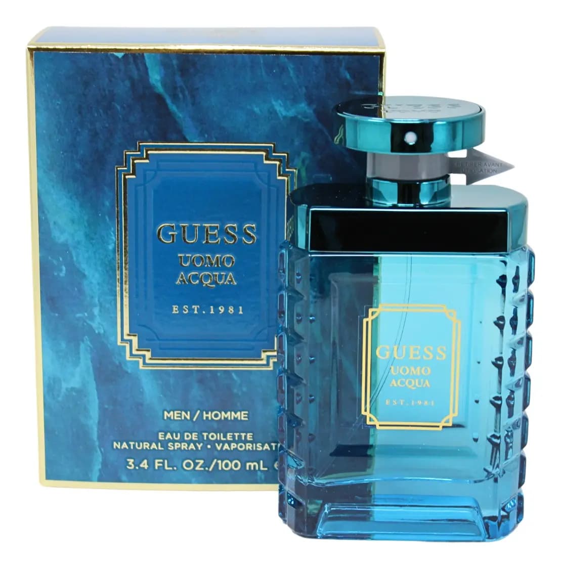 Guess Uomo Acqua EDT 100 ml Perfume para Hombre Amaderado