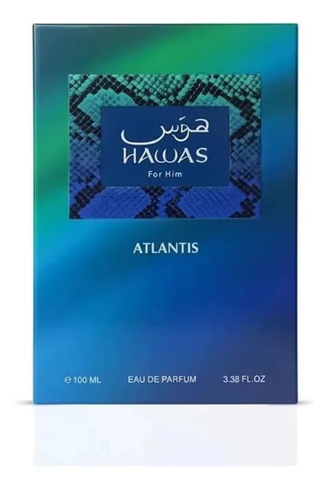 Rasasi Hawas Atlantis Eau de Parfum Hombre 100 ml Acuático Amaderado