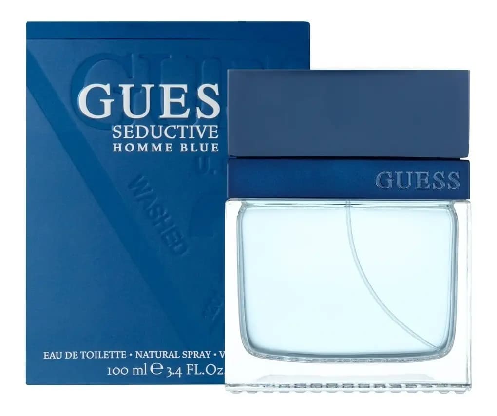 Guess Seductive Blue EDT 100 ml Perfume para Hombre Acuático