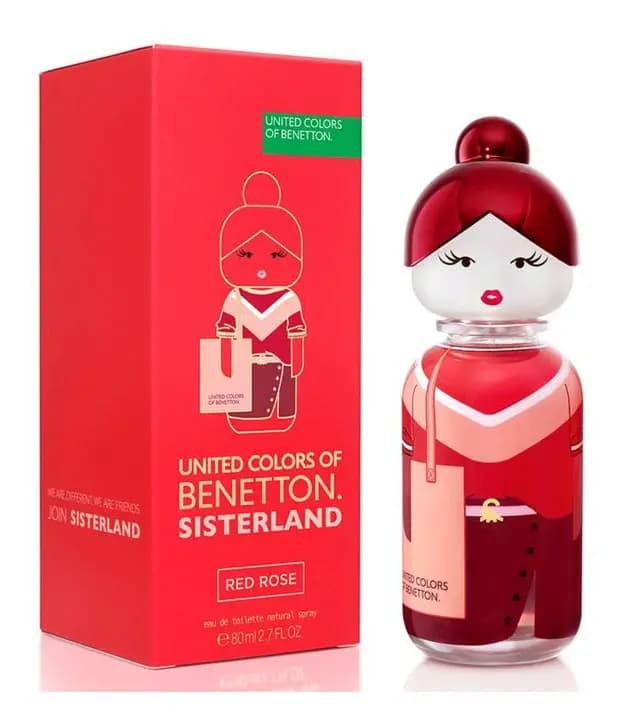 Benetton Sisterland Red Rose EDT 80 ml Perfume para Mujer