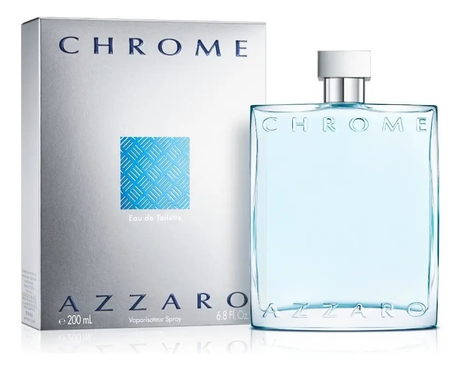 Azzaro Chrome Eau de Toilette 200 ml Perfume para Hombre Cítrico Acuático